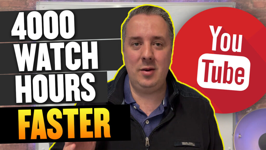 How to Get 4000 Watch Hours on YouTube